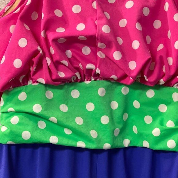 Vintage Polka Dot  Golden Girls One Piece Swimsuit Large - Picture 5 of 7